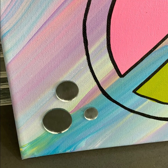 Peace Sign POP Art Painting Hippie - Picture 5 of 8